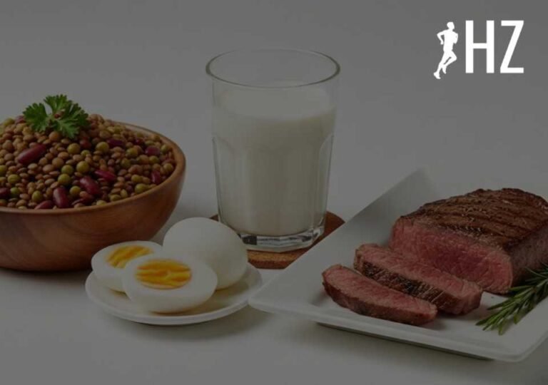 Protein sources like eggs milk meat pulses image
