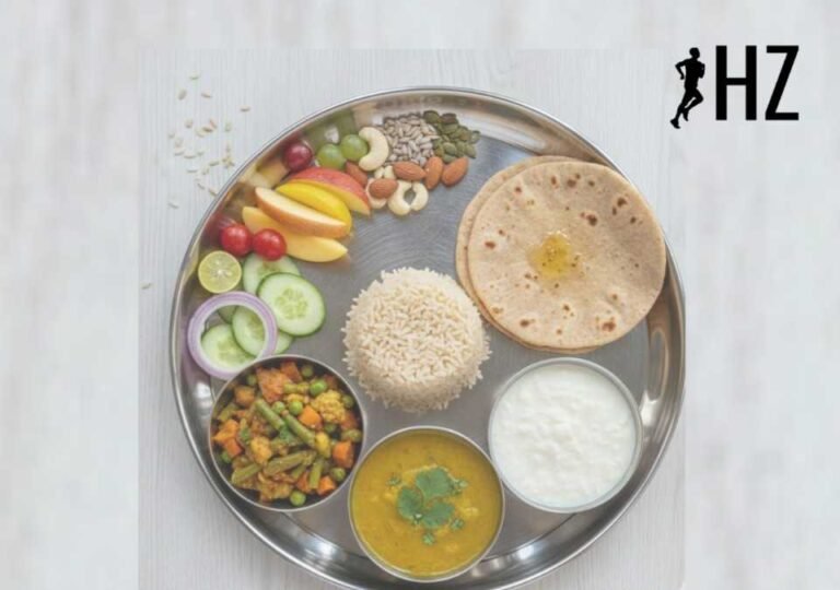 A balanced indian diet image